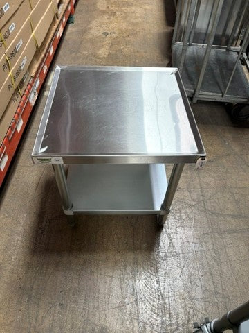 Used Stainless Steel Equipment Stand With Undershelf 24x24