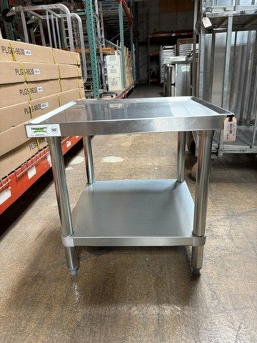 Used Stainless Steel Equipment Stand With Undershelf 24x24