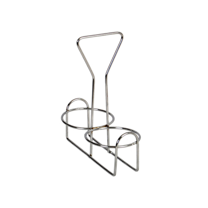 2 HOLES CONDIMENT JAR HOLDER LOT OF 12 (Ea)-cityfoodequipment.com