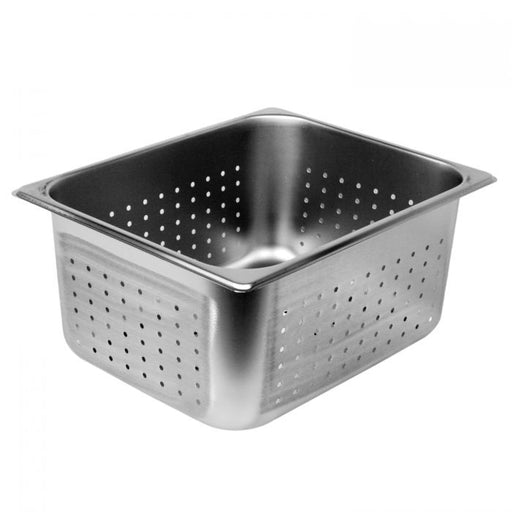 Thunder Group STPA3126PF Half Size Steam Pan, Perforated, Stainless - 6, (each)-cityfoodequipment.com