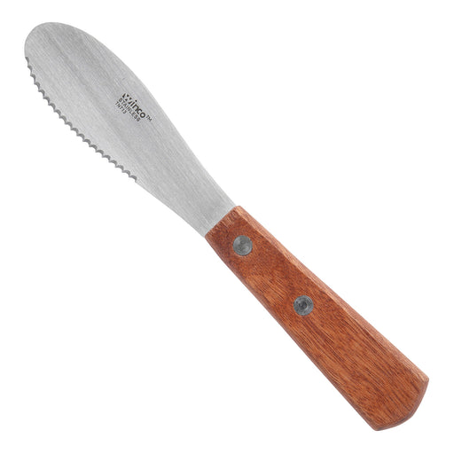 Sandwich Spreader, Wooden Hdl, 3-3/4" x 1-3/16" Blade (12 Each)-cityfoodequipment.com