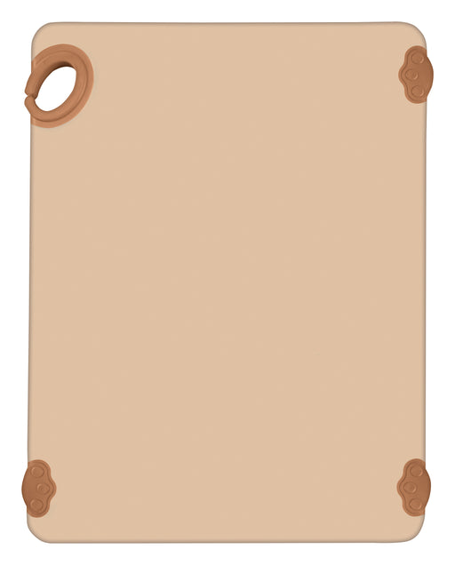 Cutting Board with Hook, 15" x 20" x 1/2", FULL COLOR Brown (6 Each)-cityfoodequipment.com