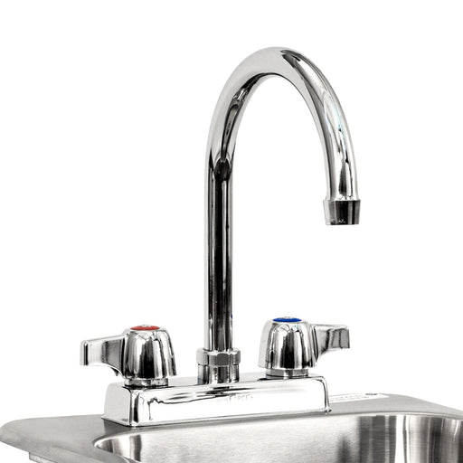 1 Compartment Drop-In Sink 14" x 10" x 5" D w/ Faucet-cityfoodequipment.com