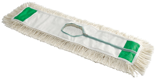 Dust Mop Refill for DM-24, Cotton, White, 24"x5" (12 Each)-cityfoodequipment.com