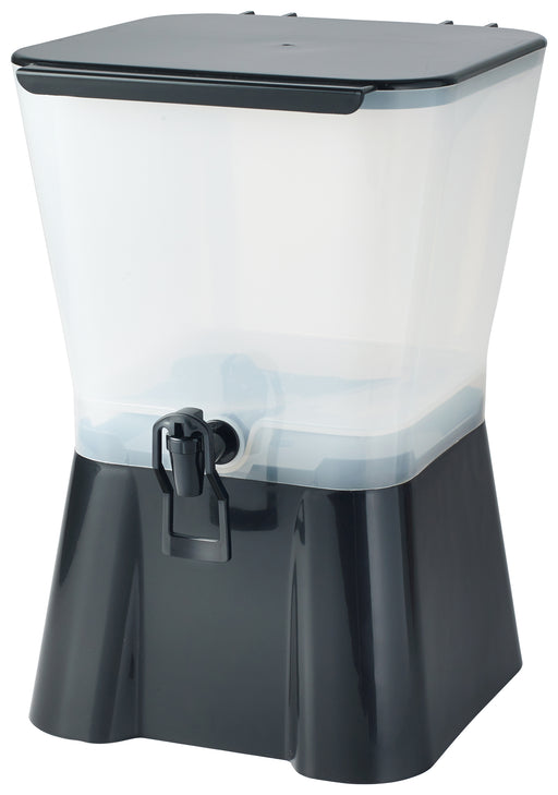 3gal Square Beverage Dispenser, Plastic (2 Each)-cityfoodequipment.com