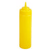 12oz Squeeze Bottles, Wide Mouth, Yellow, 6pcs/pk (12 Pack)-cityfoodequipment.com
