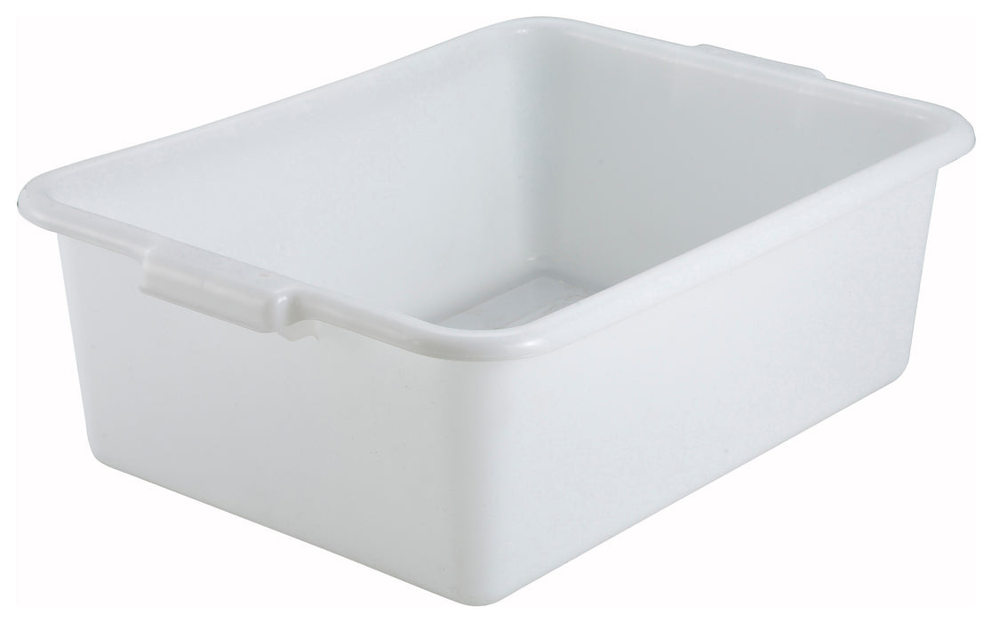 7" Dish Box, Standard Weight, White (6 Each)-cityfoodequipment.com