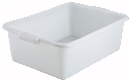 7" Dish Box, Standard Weight, White (6 Each)-cityfoodequipment.com