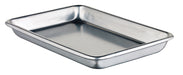 Sheet Pan, 1/8 Size, 6-1/2"x9-1/2", Open Bead, 16 Gauge, Aluminum, NSF (24 Each)-cityfoodequipment.com