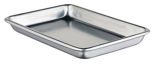 Sheet Pan, 1/8 Size, 6-1/2"x9-1/2", Open Bead, 16 Gauge, Aluminum, NSF (24 Each)-cityfoodequipment.com