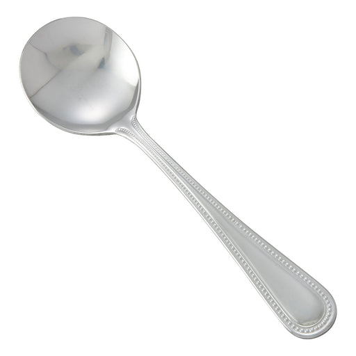 Dots Bouillon Spoon, 18/0 Heavyweight (50 Dozen)-cityfoodequipment.com