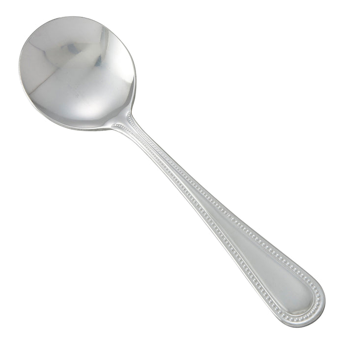 Dots Bouillon Spoon, 18/0 Heavyweight (50 Dozen)-cityfoodequipment.com
