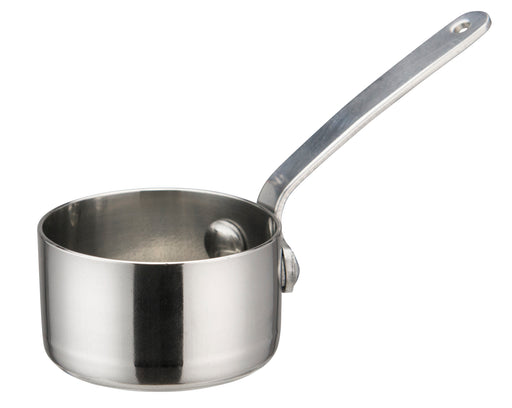 Mini Sauce Pan, 2"Dia x 1-3/16"H, Stainless Steel (12 Each)-cityfoodequipment.com