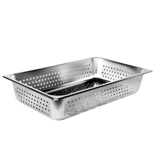 Thunder Group STPA3004PF Full Size Steam Pan - Perforated, Stainless - 6, (each)-cityfoodequipment.com