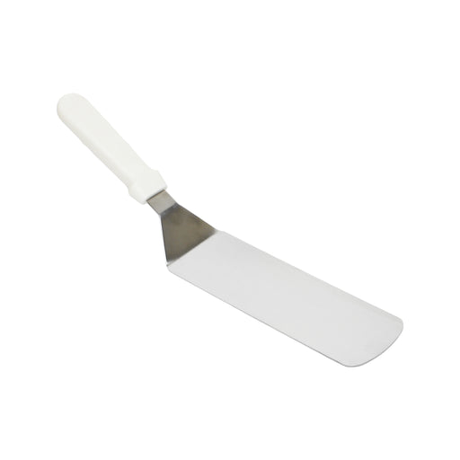 Thunder Group SLFT065S 15" Turner w/ White Plastic Handle, Stainless Steel - 12, (each)-cityfoodequipment.com