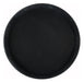 16" Easy Hold Rubber Lined Tray, Black, Round (6 Each)-cityfoodequipment.com