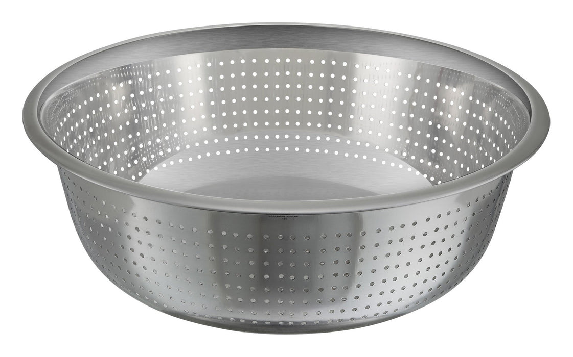 15" Colanders, Chinese Style, 2.5mm Holes, S/S (12 Each)-cityfoodequipment.com