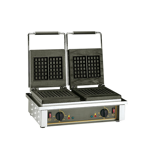 Equipex Ged20 Waffle Baker, Electric, Double, Cast Iron-cityfoodequipment.com