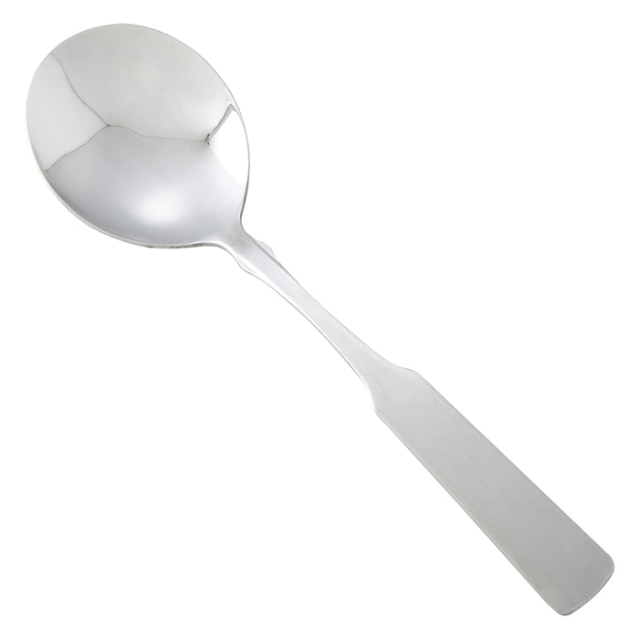 Houston Bouillon Spoon, 18/0 Heavyweight (50 Dozen)-cityfoodequipment.com