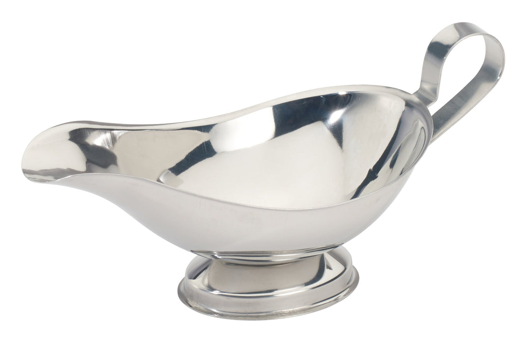 8oz Gravy Boat, S/S (12 Each)-cityfoodequipment.com