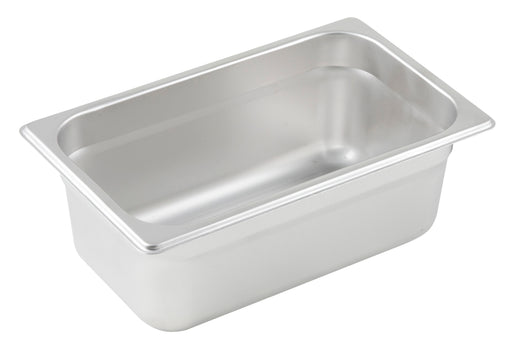 Anti-jam Steam Pan, 1/4 Size, 4", 25 Ga S/S (12 Each)-cityfoodequipment.com