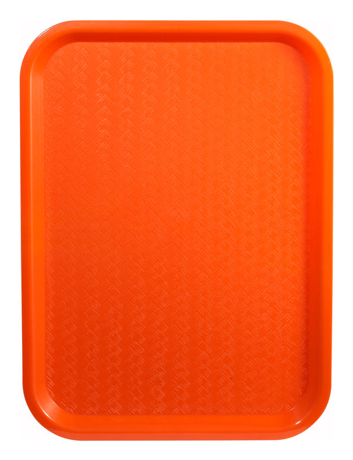 Fast Food Tray, 12" x 16", Orange (12 Each)-cityfoodequipment.com