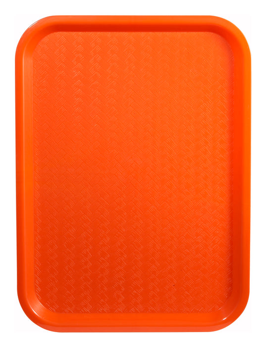 Fast Food Tray, 12" x 16", Orange (12 Each)-cityfoodequipment.com