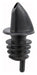 Free Flow Pourers, Black (12 Dozen)-cityfoodequipment.com