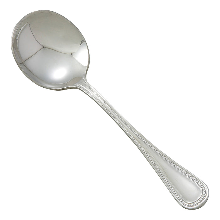 Deluxe Pearl Bouillon Spoon, 18/8 Extra Heavyweight (25 Dozen)-cityfoodequipment.com