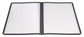 Menu Cover, Double Fold, 9-3/8" x 12-1/8", Black (25 Each)-cityfoodequipment.com