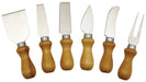 Cheese Knife Set w/wooden handle (12 Set)-cityfoodequipment.com