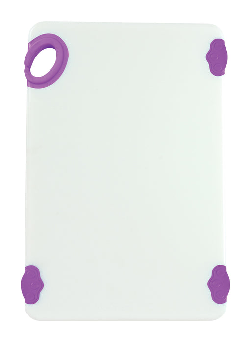 Cutting Board with Hook,12"x18"x1/2",Purple (6 Each)-cityfoodequipment.com