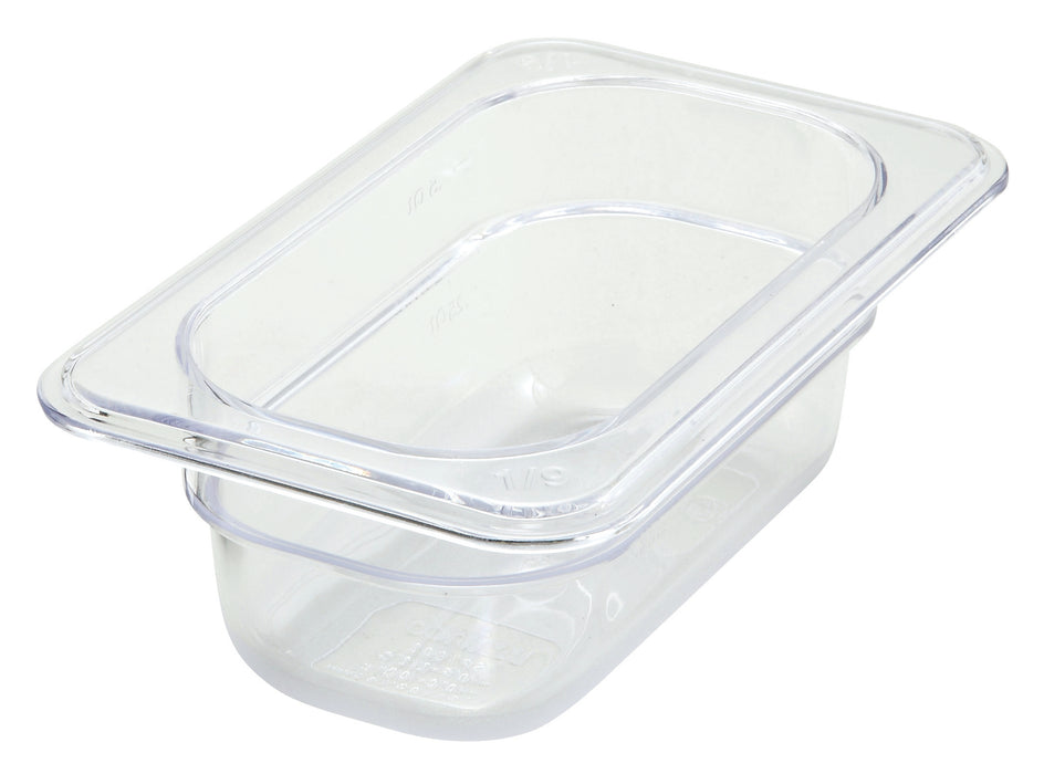 PC Food Pan, 1/9 Size, 2-1/2" (12 Each)-cityfoodequipment.com