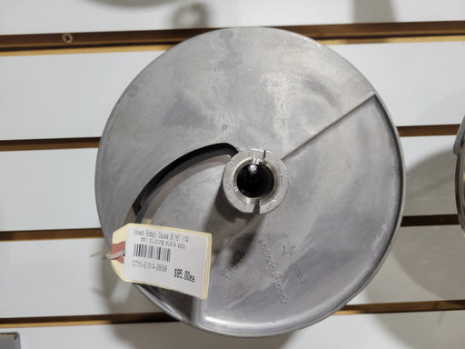 Used Robot Coupe 9/16" (14 mm) slicing plate assy-cityfoodequipment.com