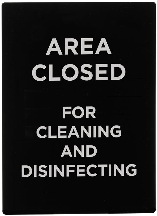 Area Closed For Cleaning & Disinfecting (6 Each)-cityfoodequipment.com