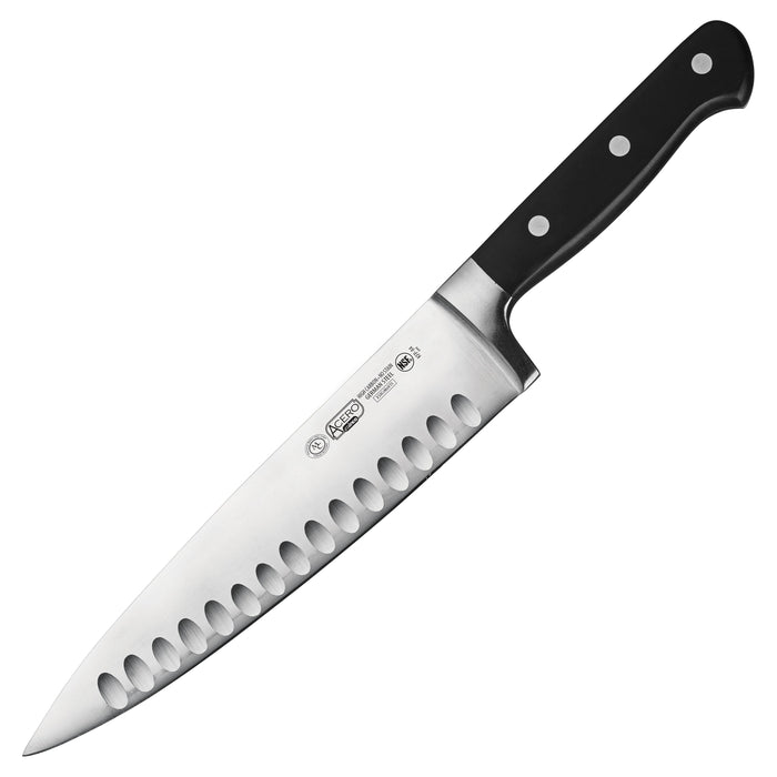 8" Chef's Knife, Hollow Ground (6 Each)-cityfoodequipment.com