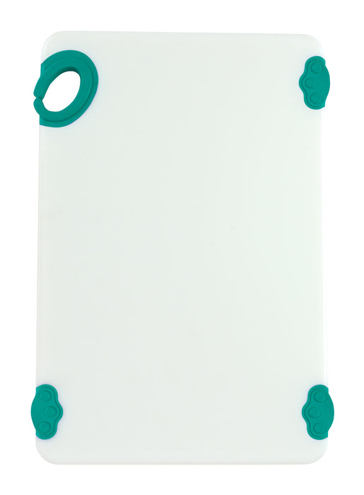 Cutting Board with Hook,12"x18"x1/2",Green (6 Each)-cityfoodequipment.com