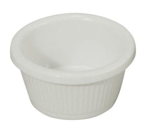 2oz Fluted Ramekins, White (8 Dozen)-cityfoodequipment.com