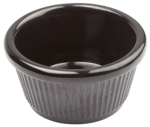 4oz Fluted Ramekins, Black (8 Dozen)-cityfoodequipment.com