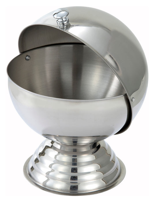 20oz Sugar Bowl, Roll Top, S/S (12 Each)-cityfoodequipment.com