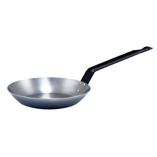 9-1/2" French Style Fry Pan, Polished Carbon Steel (Spain) (7 Each)-cityfoodequipment.com