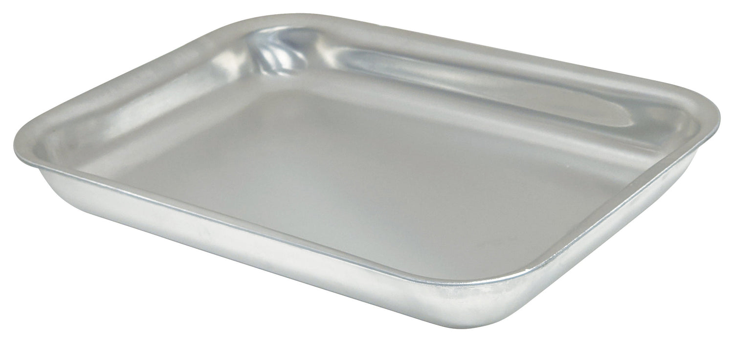 Aluminum Serving Tray, 6" x 8", 14 Gauge, Open Bead (24 Each)-cityfoodequipment.com
