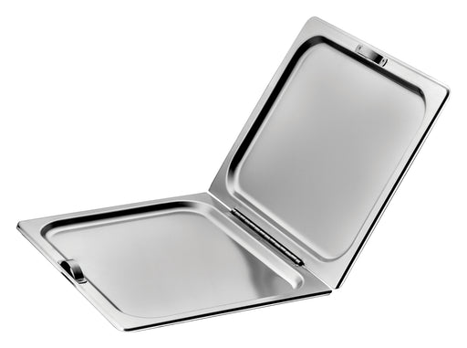 Flat Hinged Cover, Full Size, S/S (6 Each)-cityfoodequipment.com