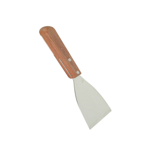 Thunder Group SLTWBS003 4" Pan Scraper w/ Wood Handle, Stainless Steel - 12, (each)-cityfoodequipment.com