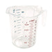 1pt Measuring Cup, PC, Color Graduations (6 Each)-cityfoodequipment.com