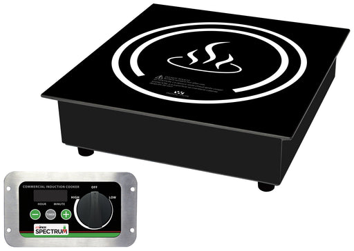 Winco Commercial Drop-In Induction Cooker with NEMA 5-20P Plug, 120V, 1800W (2 Set)-cityfoodequipment.com