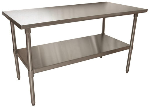 18 Stainless Steel Guage Work Table w/Galvanized Undershelf 60"Wx24"D-cityfoodequipment.com