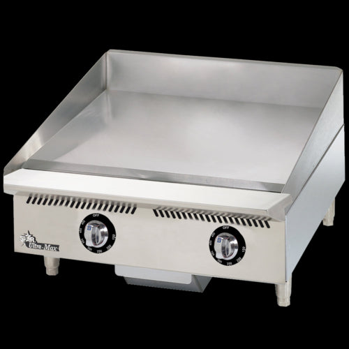 Star 824TCHSA 24" Gas Griddle w/ Thermostatic Controls - 1" Chrome Plate, NAT Gas-cityfoodequipment.com