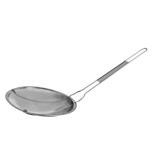 Thunder Group SLSKR875 8 3/4" Round Skimmer, Stainless Steel - 12, (each)-cityfoodequipment.com