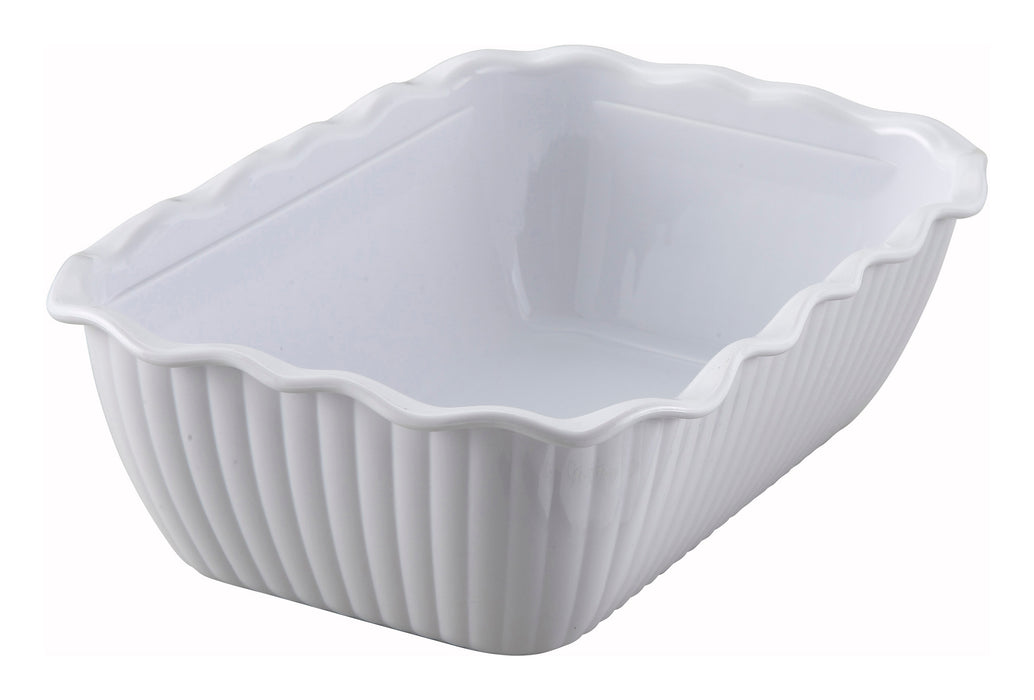 Deli Crock, 10" x 7" x 3", White (12 Each)-cityfoodequipment.com